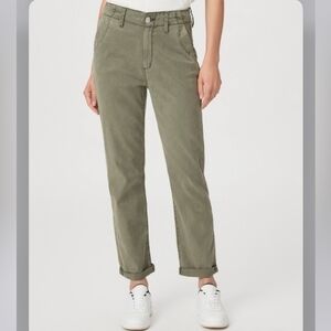 PAIGE Drew Vintage Ivy Olive Pants